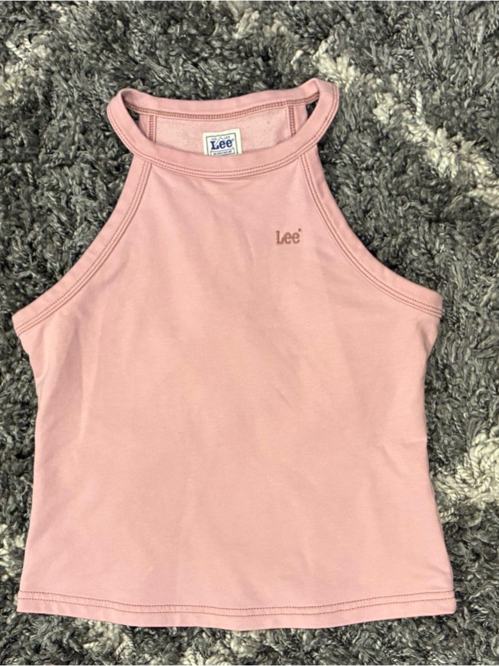 Lee Layers Soft Mauve Halter Top & Utility Shorts Matching Set - Picture 2 of 7